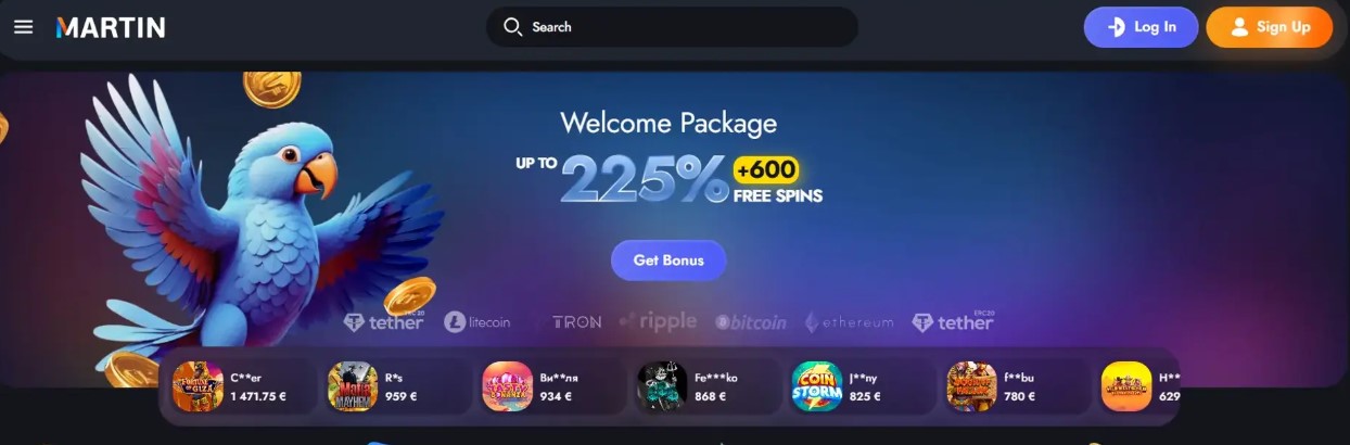 Book of Ra Deluxe at Martin Casino with the free spins counter at 100